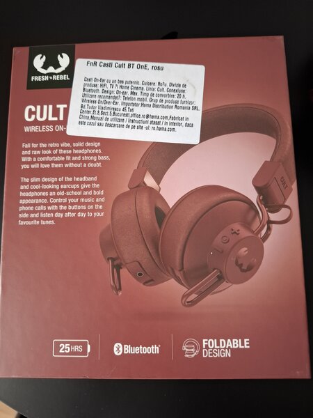 Casti Bluetooth Fresh n Rebel Cult Bluetooth On-Ear